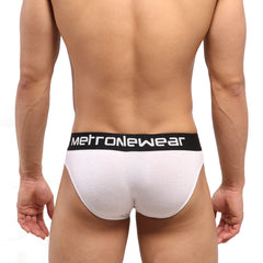 MetroMaleWear Perfect Scene Hip Brief Core White1003-01