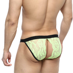 MetroMaleWear Peek-A-Boo Bikini Green 1204-07