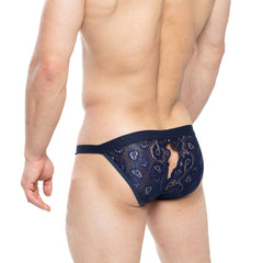 MetroMaleWear Peek-A-Boo Bikini Navy 1204-28
