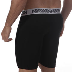 MetroMaleWear Uphole Long Boxer Black 3031-20