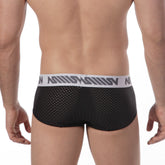 MetroMaleWear Active Mesh Hip Brief Black 5006-20
