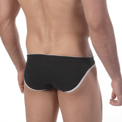 MetroMaleWear Terrace Hip Brief Charcoal 3106-11