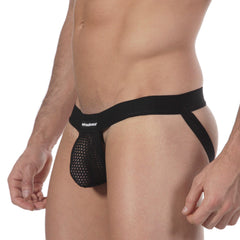 MetroMaleWear Fishnet Jock Strap Black 3001-66