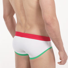 MetroMaleWear Side Stripe Swim Brief 4916-00