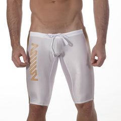 MetroMaleWear Jammer Swim Boxer White 4904-00