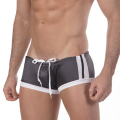 MetroMaleWear Silver Swim Boxer Charcoal 4906-11