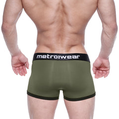 MetroMaleWear Max Bulge Boxer Brief Green 1513-26