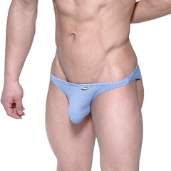 MetroMaleWear Sunbathing Bikini Blue Stripe 2004-40