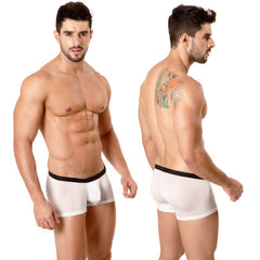 MetroMaleWear Minimo Contrast Boxer White 2013C-00