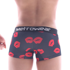 MetroMaleWear Valentine Short Boxer Black 7" 2022-38