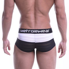 MetroMaleWear Short Boxer Stripe Black 2026-30