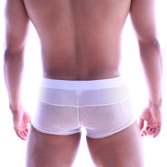 MetroMaleWear Sencillo Trunk White Mesh 2026-60