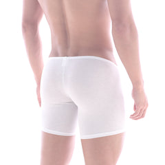 MetroMaleWear Minimo Cotton Long Boxer White 2034-01