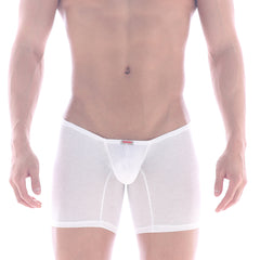 MetroMaleWear Minimo Cotton Long Boxer White 2034-01