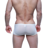 White form-fitting briefs from MetroMaleWear Enhancement Boxer beige 2043-02 made of smooth stretchy fabric with elastic waistband