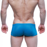 Bright blue metro malewear enhancement boxer petrol 2043-08 with smooth stretchy fabric and form fitting design