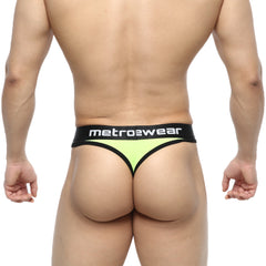 MetroMaleWear Martini Thong Neon Green 2112-07