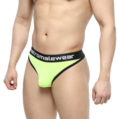 MetroMaleWear Martini Thong Neon Green 2112-07
