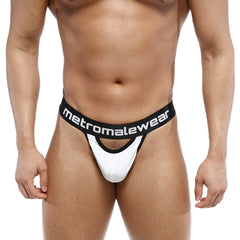 MetroMaleWear Peek-A-Boo Thong White 2232-00