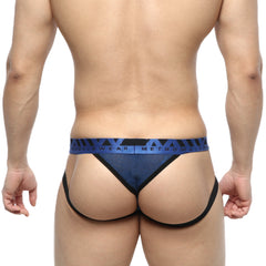 MetroMaleWear Jacquard Jockstraps Royal 2901-18