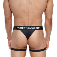 MetroMaleWear Garter Thong Black 2912-21