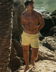 Short de bain Byron - Jaune Dolce
