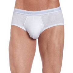 2(x)ist Essential Contour Pouch Brief Sous-vêtement Blanc 1003 Taille XL
