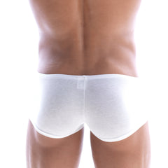 MetroMaleWear Bosillo short boxer white 3014-00 white cotton briefs with minimalist design and comfortable fit