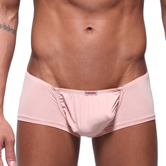 Pink mens briefs metro male wear bosillo short boxer dusty pink with smooth stretchy fabric and subtle elastic waistband
