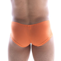 Orange briefs metroMalewear bosillo short boxer peach 3014-02 made from soft breathable fabric for daily comfort