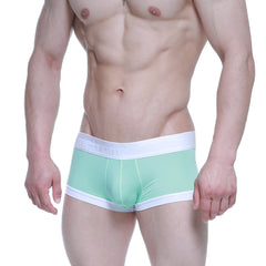MetroMaleWear crema boxer brief green 3026-07 mint green briefs with white elastic waistband and trim