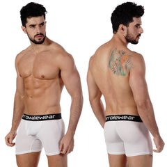 MetroMaleWear Pima Cotton Boxer Brief White 3027-00