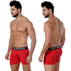 MetroMaleWear Pima Cotton Boxer Brief RED 3027-12