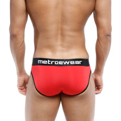 MetroMaleWear Martini Brief Red 3103-12