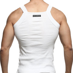 MetroMaleWear Square Cut Tank Top White 3125-00