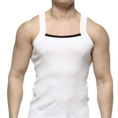 MetroMaleWear Hummer Tank Top White 3125-04