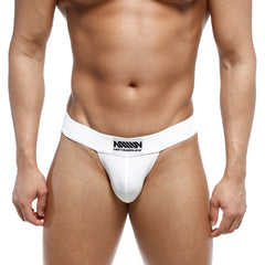 White metro male wear deseo bikini briefs with black logo waistband soft breathable fabric for everyday comfort