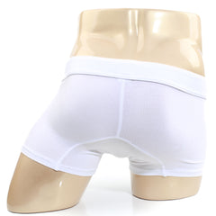 MetroMaleWear Deseo boxer white briefs with smooth form fitting design and elastic waistband for comfortable wear