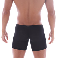 MetroMaleWear Bosillo Long Boxer black 3514-20 form-fitting boxer briefs with smooth stretchy fabric and minimalist design