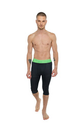 Performance-Yoga-Leggings - 3/4 (Carbon Black)