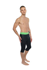 Performance-Yoga-Leggings - 3/4 (Carbon Black)