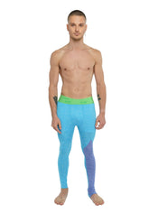 Performance-Yoga-Leggings - Lang (Koralle meliert)
