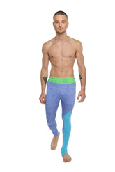 Performance-Yoga-Leggings - Lang (Lavendelmeliert)