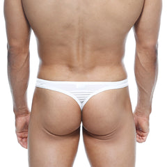 MetroMaleWear Silk Thong White 4102-00