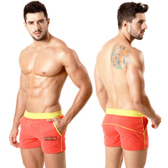 MetroMaleWear Terry Sport Short Orange 4701-14