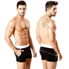 MetroMaleWear Terry Sport Short Black 4701-20