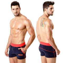 MetroMaleWear Terry Sport Short Navy RED 4701-28