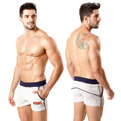 MetroMaleWear Terry Sport Short Grey Navy 4701-10