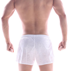 MetroMaleWear Iron Sports Short White 4703-00