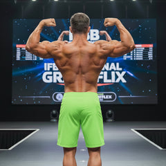 MetroMaleWear Physique Board Short Neon Green 4706-07